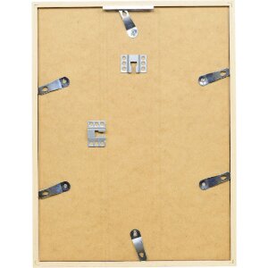 Efect cadru din lemn profil 35 alb 25x35 cm sticlă normală + distanțier