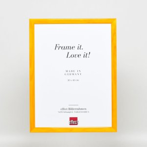 Efect cadru din lemn profil 89 maro deschis 25x35 cm sticlă acrilică