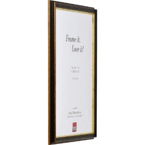 Efect cadru din lemn profil 21 nuc maro 25x35 cm sticlă acrilică