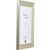 Effect Holzrahmen Profil 95 silber 25x35 cm Antireflexglas