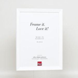 Rama din lemn efect Top N alb 25x50 cm sticlă antireflex