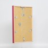 Effect Holzrahmen Profil 35 rot 25x50 cm Normalglas Abstandshalter