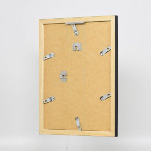 Efect cadru din lemn Top N negru 25x50 cm sticlă acrilică