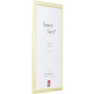 Effect Holzrahmen Profil 32 grün 25x50 cm Museumsglas