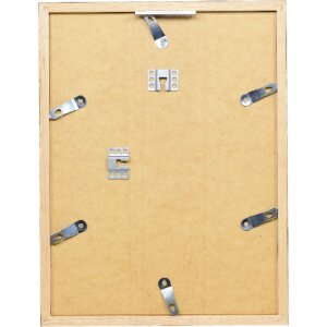 Efect cadru din lemn profil 33 wenge 25x50 cm sticlă muzeu