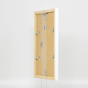 Efect cadru din lemn Top N alb 25x50 cm sticlă muzeu