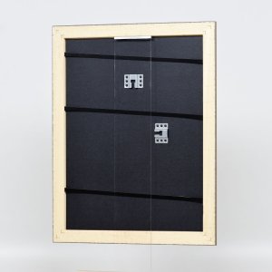 Effect Holzrahmen Profil 94 gold 25x70 cm mit Antireflexglas