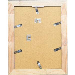 Efect cadru din lemn masiv profil 28 argint 25x70 cm sticlă acrilică