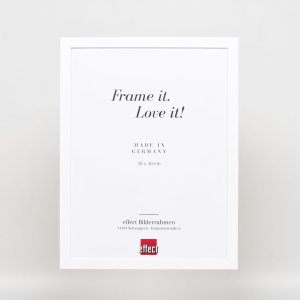 Cadru din lemn Top Cube 25x80 cm alb sticlă normală