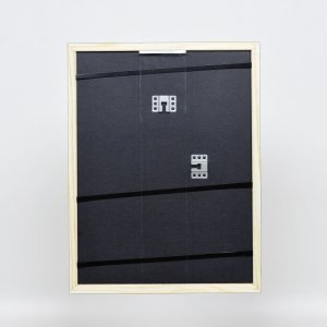 Efect cadru din lemn profil 89 albastru 25x80 cm sticlă acrilică