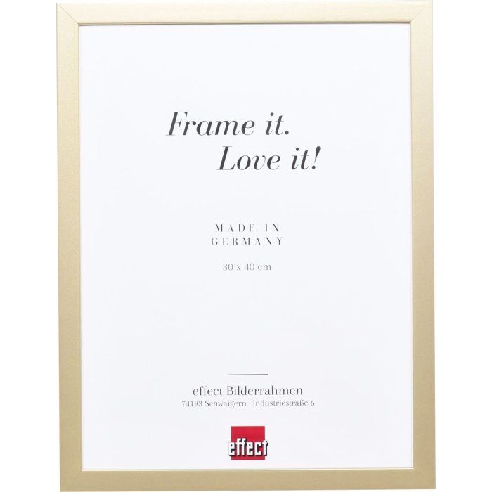 Cadru din lemn Top Cube 25x80 cm sticlă acrilică aurie