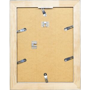 Effect Massiv-Holzrahmen Profil 28 gold 25x80 cm mit Antireflexglas