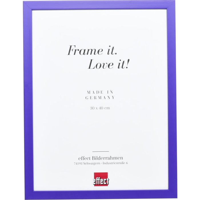 Cadru din lemn Top Cube 25x80 cm violet sticlă de muzeu