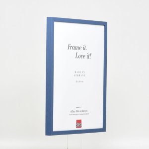 Effect Holzrahmen Profil 35 blau 28x35 cm Normalglas