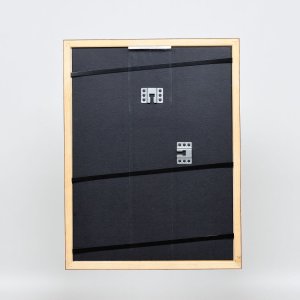 Efect cadru din lemn profil 89 maro închis 28x35 cm sticlă normală