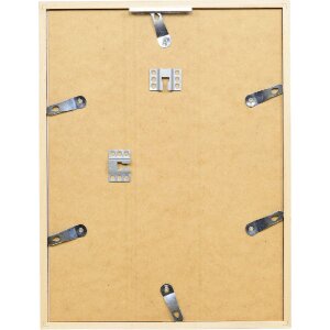 Efect cadru din lemn profil 35 maro deschis 28x35 cm sticlă normală + distanțier