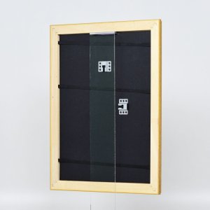 Effect Holz-Barockrahmen Profil 37 antikgold 28x35 cm Museumsglas