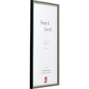 Efect cadru din lemn profil 23 albastru 29.7x42 cm sticlă transparentă