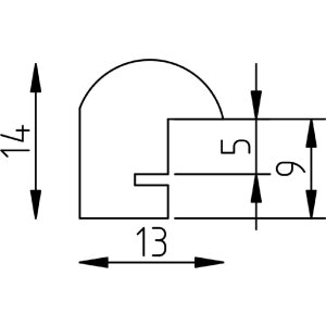 Efect cadru din lemn masiv profil 20 nuc maro 29.7x42 cm sticlă acrilică