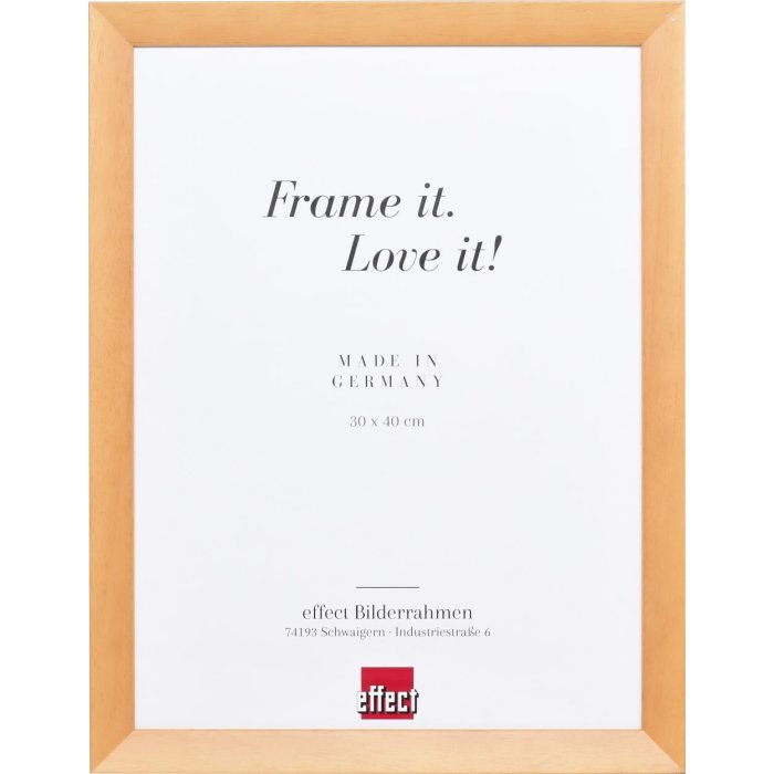 Rama din lemn efect Top N mesteacăn 29.7x42 cm sticlă antireflex