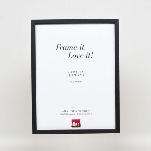 Efect cadru din lemn profil 35 negru 29.7x42 cm sticlă normală + distanțier