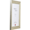 Effect Holzrahmen Profil 95 silber 29,7x42 cm Antireflexglas