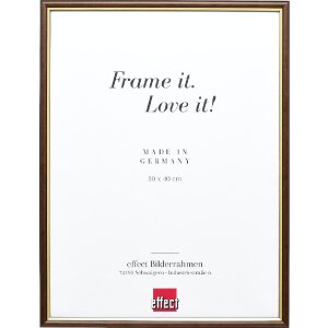 Effect Holzrahmen Profil 23 nußbraun 30x30 cm...