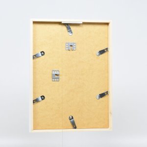 Effect Holzrahmen Profil 35 weiß 30x30 cm Antireflexglas