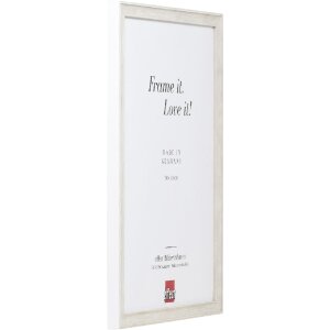 Effect Holzrahmen Profil 2070 Antireflexglas 30x30 cm weiß