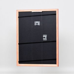 Efect cadru din lemn profil 89 roșu 30x30 cm sticlă muzeu