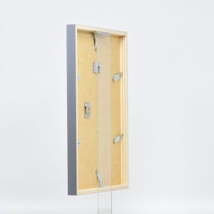 Effect Holzrahmen Profil 35 anthrazit 30x30 cm Museumsglas