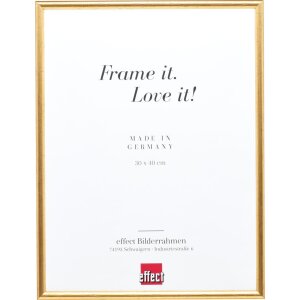 Effect Massiv-Holzrahmen Profil 20 gold 30x40 cm...