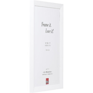 Efect cadru din lemn Top N alb 30x40 cm sticlă acrilică