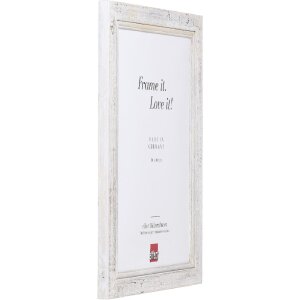 Efect cadru din lemn masiv 2240 alb 30x40 cm sticlă normală