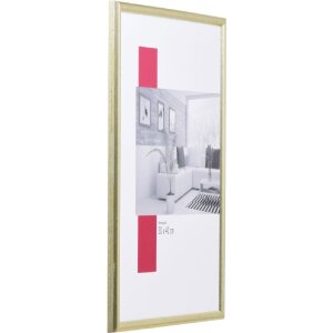 Efect cadru din lemn masiv profil 20 argint 30x40 cm sticlă muzeu