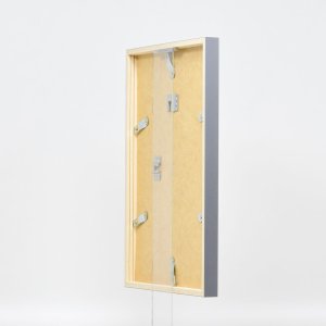 Effect Holzrahmen Profil 35 anthrazit 30x40 cm Museumsglas