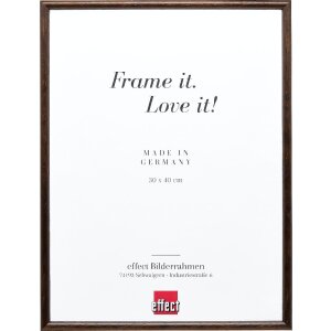 Effect Massiv-Holzrahmen Profil 20 dunkelbraun 30x45 cm