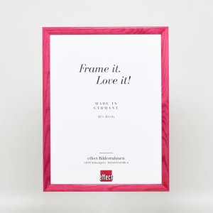 Efect cadru din lemn profil 89 violet 30x45 cm sticlă normală