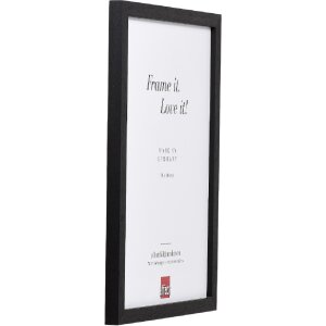 Efect cadru din lemn profil 33 negru 30x45 cm sticlă acrilică