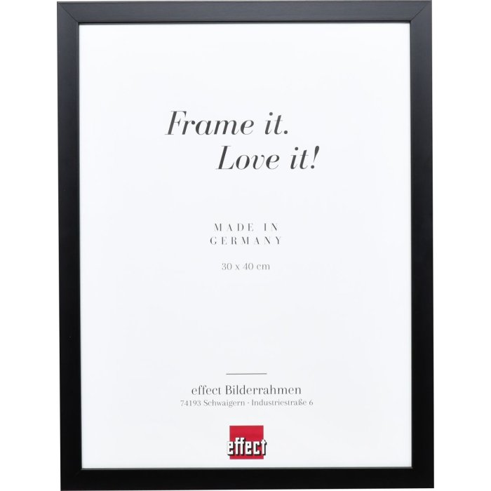 Cadru din lemn Top Cube 30.5x91 cm sticlă neagră antireflex