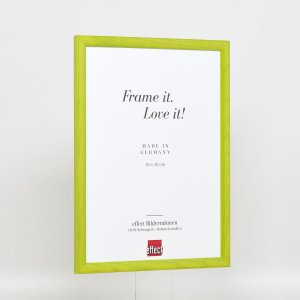 Efect cadru din lemn profil 89 verde 30,5x91,5 cm sticlă acrilică