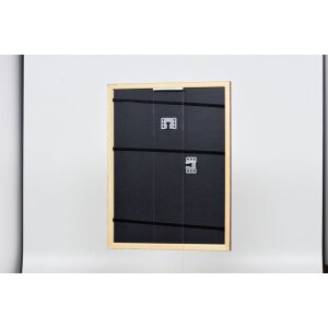Effect Holzrahmen Profil 38 braun 35x50 cm mit Antireflexglas