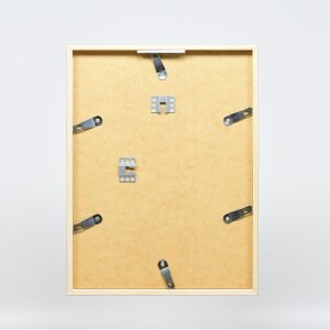 Effect Holzrahmen Profil 35 hellgrau 35x50 cm Antireflexglas