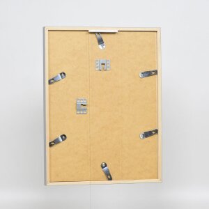 Effect Holzrahmen Profil 35 hellgrau 35x50 cm Normalglas Abstandshalter