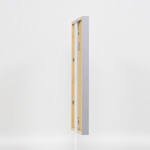 Effect Holzrahmen Profil 35 hellgrau 35x50 cm Normalglas Abstandshalter