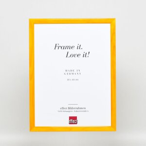 Efect cadru din lemn profil 89 maro deschis 40x40 cm sticlă normală