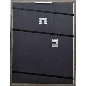 Effect Massiv-Holzrahmen Profil 25 grün 40x40 cm mit Antireflexglas