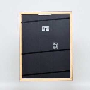 Efect cadru din lemn profil 89 maro închis 40x40 cm sticlă acrilică