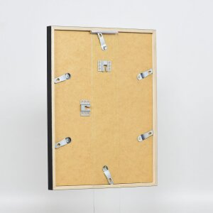 Effect Holzrahmen Profil 35 schwarz 40x40 cm Normalglas