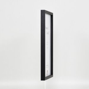 Effect Holzrahmen Profil 35 schwarz 40x40 cm Normalglas